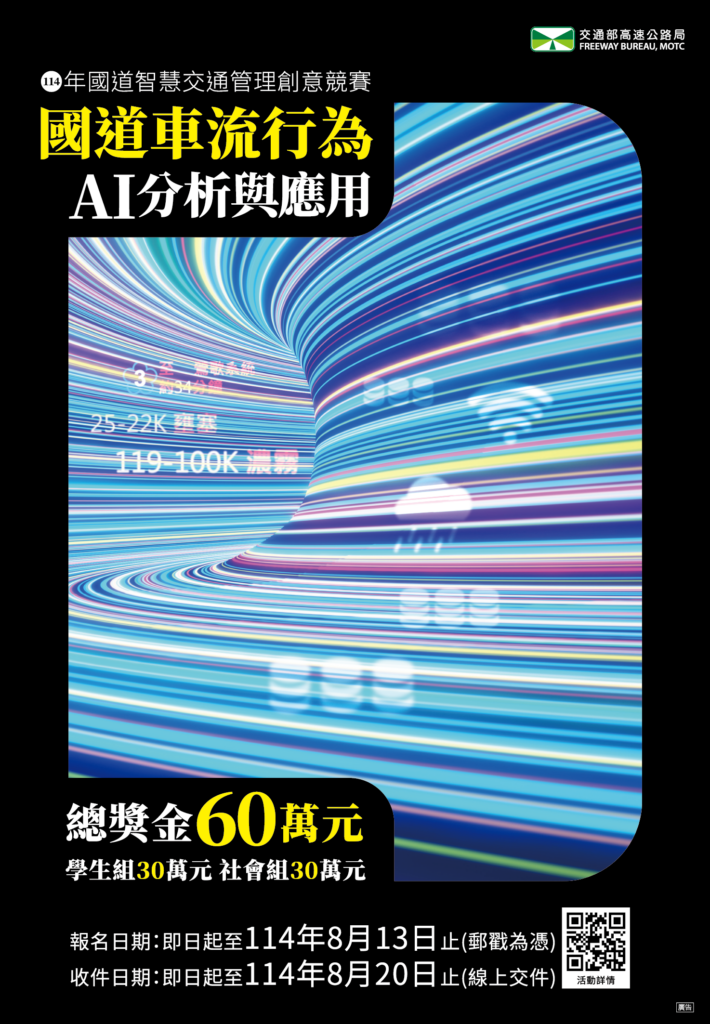 114年國道智慧交通管理創意競賽海報